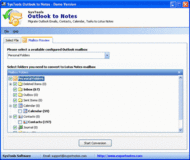 Outlook to Notes Migration screenshot